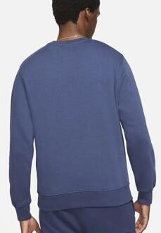 Nike Heren Multi Swoosh Crewneck Sweatshirt in Navy