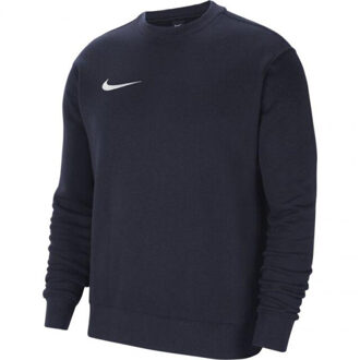 Nike Heren park 20 fleece crew hals sweatshirt - maat S Blauw