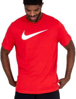 Nike Heren park dri-fit logo t-shirt - maat XXL / XXXL Rood