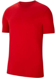Nike Heren park logo t-shirt - maat M Rood