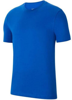 Nike Heren park logo t-shirt - maat S Blauw