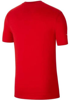 Nike Heren park logo t-shirt Rood - S