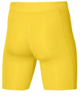 Nike Heren pro strike dri-fit compressieshort Geel
