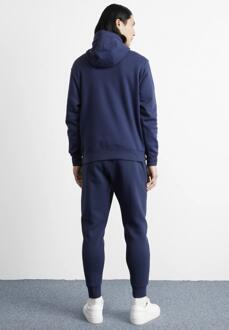 Nike Heren Sportswear Club Fleece Hooded Tracksuit in Navy - L