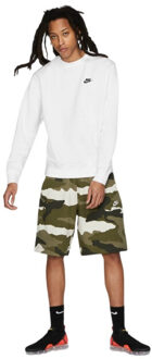 Nike Heren sportswear club sweatshirt Wit - XXL / XXXL