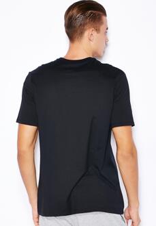 Nike heren T-shirt met geborduurde Swoosh zwart