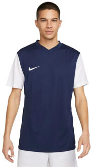 Nike Heren tiempo premier ii t-shirt Blauw - XL