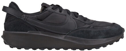 Nike Heren waffle leren trainers - maat 42 Zwart