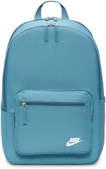 Nike Heritage Eugene Backpack Tassen Unisex - Blauw - One Size - Poly (Polyester) Blue