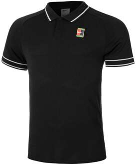Nike Heritage Polo Heren-Zwart - XXL