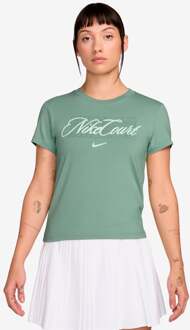 Nike Heritage T-shirt Dames grijsgroen - XL