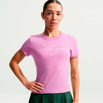 Nike Heritage T-shirt Dames paars - XS