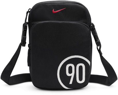 Nike Heritage Total 90 Cross-body Bag Tassen Unisex - Zwart - One Size - Poly (Polyester) Black