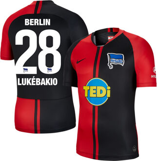 Nike Hertha BSC Shirt Uit 2019-2020 + Lukebakio 28 - L