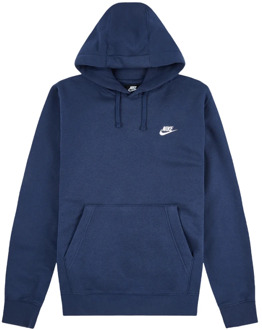 Nike Hoodie met logoborduring Donkerblauw - XS
