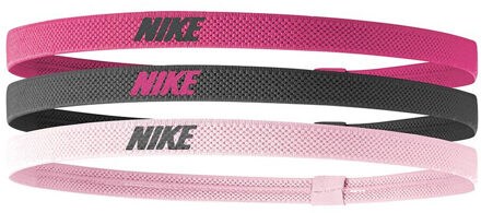 Nike Hoofdband in gemengde breedte (set van 3) (Roze/Grijs)