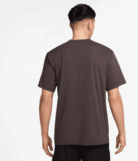 Nike hyverse men's dri-fit uv ss t-shirt training t-shirt korte mouw heren - Bruin - L