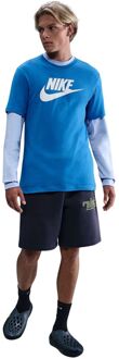Nike Icon Futura Sportshirt Heren M Blauw