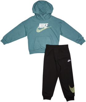 Nike Itz Oversized Ft Trainingspakken Peuter - Zwart - Maat 98 - 104 CM - Katoen Fleece Black