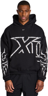 Nike JA Hoodies Heren - Zwart - Maat M - Katoen Fleece Black