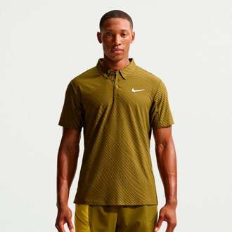 Nike Jannik Sinner Court Dri-Fit Advantage Slam Polo Heren-olijf, wit - M