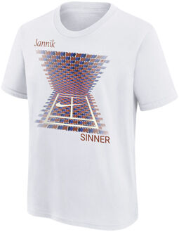 Nike Jannik Sinner T-shirt Heren-Wit - S,M,L,XL,XXL