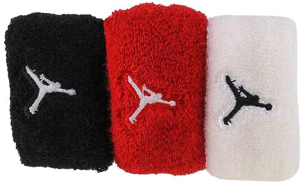 Nike Jordan jumpman logo haarbanden (set van 3) Wit - One size
