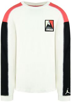 Nike Jordan Logo Lng Mouw Crew Wit Heren Winter Utility Thermische Top CT3382 100
