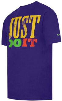 Nike Just Do It Heren Paars T-Shirt