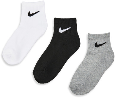 Nike Kids Crew 3 Pack Sokken Unisex - Wit - Maat 27 - 35 White