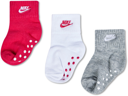 Nike Kids Futura Sokken Unisex - Roze - Maat 1 - 2 YEARS - Katoen Pink