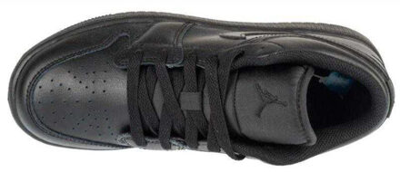 Nike Kinder/jonge kinderen air jordan 1 leather low trainers Zwart - 34,5