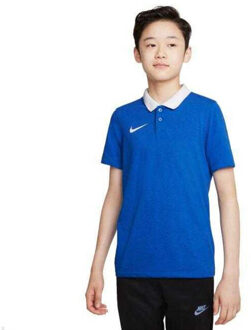 Nike Kinder/kids park 20 dri-fit poloshirt met korte mouwen Blauw - 152/158