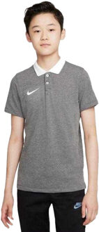 Nike Kinder/kids park 20 dri-fit poloshirt met korte mouwen Grijs - 128