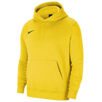 Nike Kinder/kids park fleece pullover hoodie - maat M Geel
