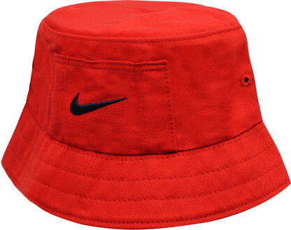 Nike Kinder Unisex Bucket Hat Zomer Rood Cap 565953 820 - One Size