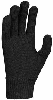 Nike Kinderen/Kinderen Gebreide Swoosh Winterhandschoenen (Zwart/Wit) - maat