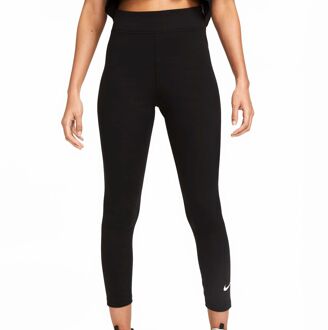 Nike Klassieke Leggings met Hoge Taille Zwart/Wit Nike , Black , Dames - M,S,Xs