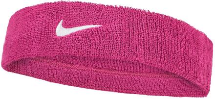 Nike Klassieke Swoosh Hoofdband (Roze/Wit) - One Size