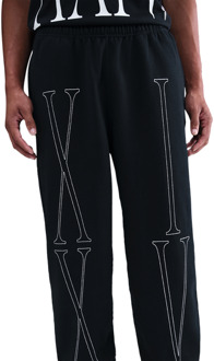 Nike Kobe Broeken Heren - Zwart - Maat L - Katoen Fleece Black