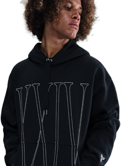 Nike Kobe Hoodies Heren - Zwart - Maat M - Katoen Fleece Black