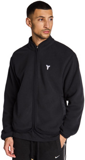 Nike Kobe Jassen Heren - Zwart - Maat L - Katoen Fleece Black