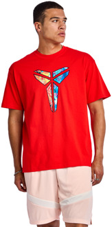 Nike Kobe T-shirts Heren - Rood - Maat M - Katoen Jersey Red