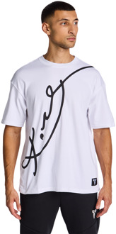 Nike Kobe T-shirts Heren - Wit - Maat L - Katoen Jersey White