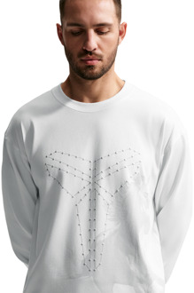 Nike Kobe T-shirts Heren - Wit - Maat L - Katoen Jersey White