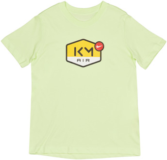 Nike Kylian Mbappe Df T-shirt T-shirts Kinder - Geel - Maat 147 - 158 CM - Katoen Jersey Yellow