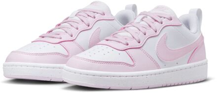 Nike Lage Court Borough Sneaker Wit/Roze Nike , Pink , Dames - 36 Eu,36 1/2 Eu,38 Eu,40 Eu,39 1/2 Eu,39 Eu,35 1/2 EU