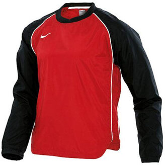 Nike Lange Mouw Zwart/Rood Kleine Grafische Print Heren Voetbal Top 264653 648