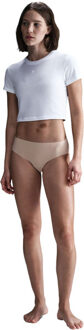 Nike Leak Protection Brief Dames beige - S