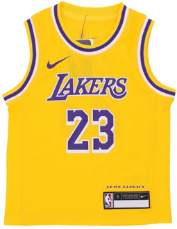 Nike LeBron James NBA Association Edition Shirt Nike , Yellow , Heren - M,S